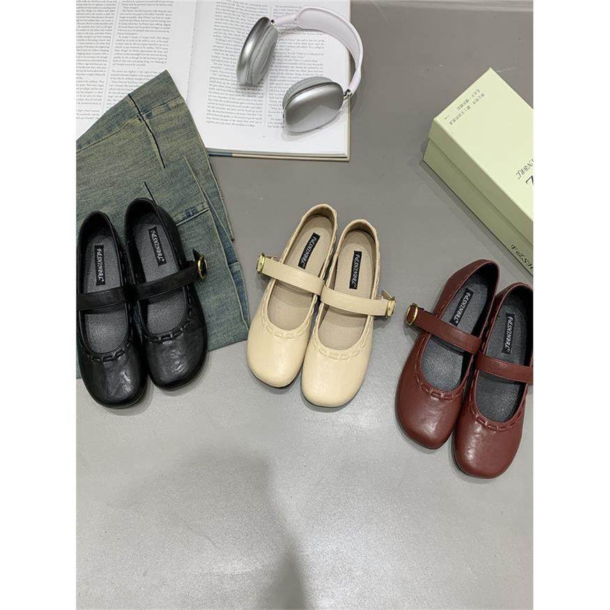 法式玛丽珍鞋女2026新款一字带浅口平底百搭通勤单鞋,女鞋,玛丽珍鞋,淘宝优惠券,粉丝福利购,淘宝优惠卷