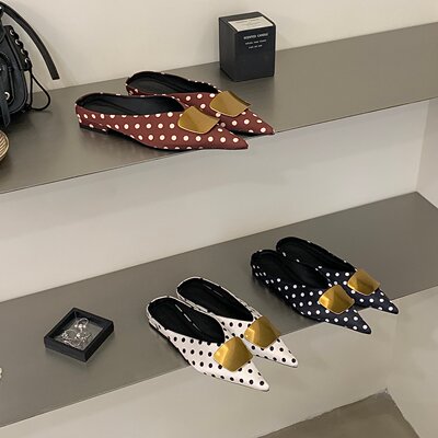 SHOE-REN法式复古风尖头