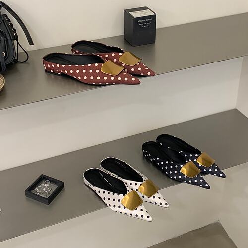 SHOE-REN法式复古风尖头