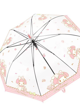 雨伞长柄三丽鸥帕恰狗透明自动伞