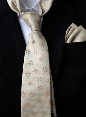 花纹意式提花领带男士休闲商务高档正装结婚西装衬衫配饰独特条纹