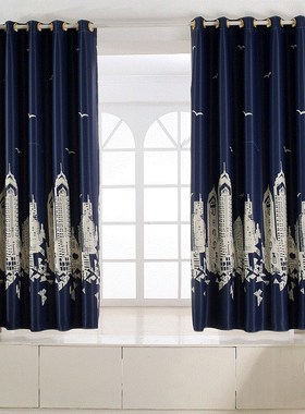 Shading Curtains cloth rental bedroom fluttering window shor