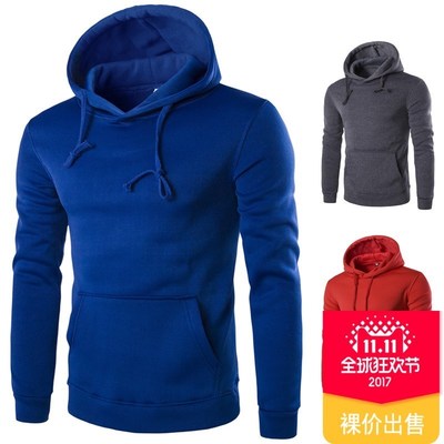 man personality fleece men s Hoodie sweater printing letters