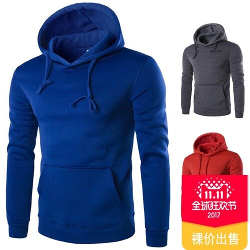 man personality fleece men s Hoodie sweater printing letters