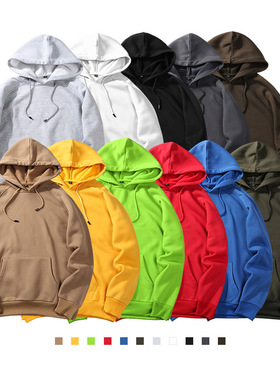 men's spring autumn pure color hoodie student coats Sweater