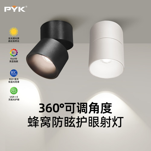 PYK明装可折叠旋转无主灯射灯