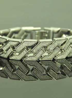 说唱小众高级感奢华网红手环复古