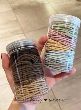 简约头绳女韩版细发圈扎