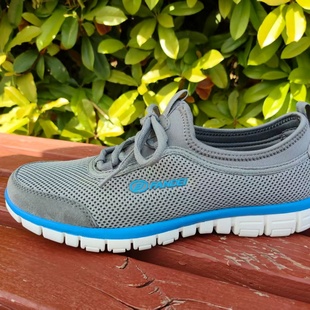 正品凡得1083透气网面男休闲运动鞋防滑软底单网鞋中老年走步男