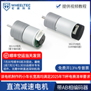 輪趣科技MG310直流減速電機馬達AB相編碼 器MG370電子設計競賽TI杯
