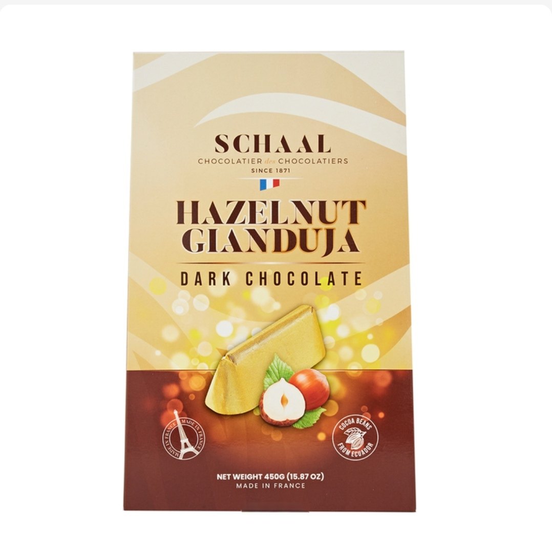 开市客代购法国榛子饼干片黑巧克力礼盒装送礼佳品可可含量61%