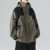 1404-1-9336-p85高品质冲锋衣简外套无影墙休闲百搭，男装夹克，星座1404-2