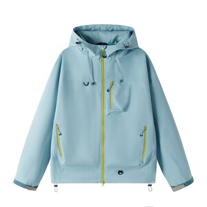 休闲男女装新品港风冲锋衣 多巴胺穿 1404-2-7870-p45图片