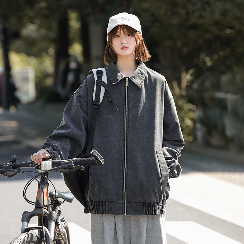 1404-1-96112-p80高品质棒球服潮流冲锋衣中性风外套休闲百搭,女装职业装,星座1404-2