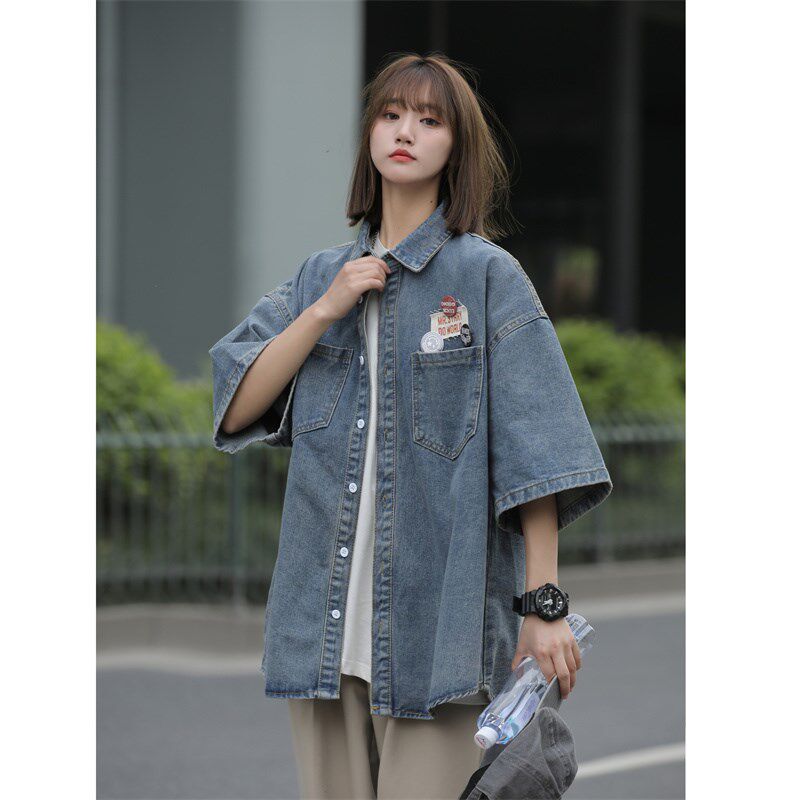 夏季新款潮流港风男女短袖宽大运动风1404-1-9128-P50，男装T恤，星座1404-2