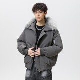 1404-2-99987-p95--2025休闲宽松青少年百搭夹克棉衣，男装夹克，星座1404-2