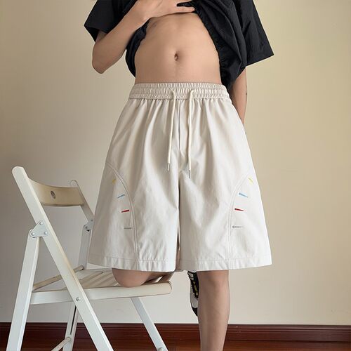 1404-DK26413-P23--2026新品休闲裤冰丝速干宽松大码运动五分裤