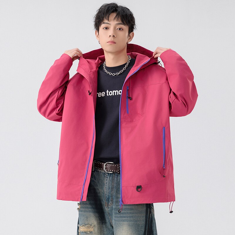 休闲男女装新品港风c冲锋衣多巴胺穿1404-2-7870-p55，男装夹克，星座1404-2