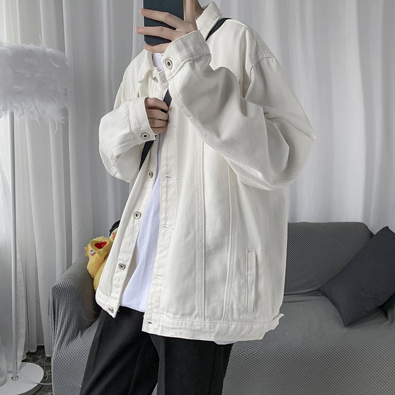 1404-2-S15-P65男女外套新款休闲精品牛仔夹克衫纯色款百搭,男装夹克,星座1404-2