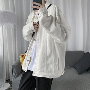 1404-2-S15-P65男女外套新款休闲精品牛仔夹克衫纯色款百搭图片