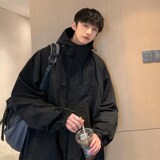 1404-1-9216-P70港风夹克外套纯棉高品质风衣夹克做工精细，男装风衣，星座1404-2