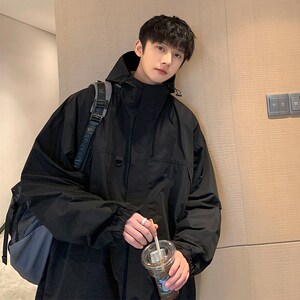 1404-1-9216-P70港风夹克外套纯棉高品质风衣夹克做工精细
