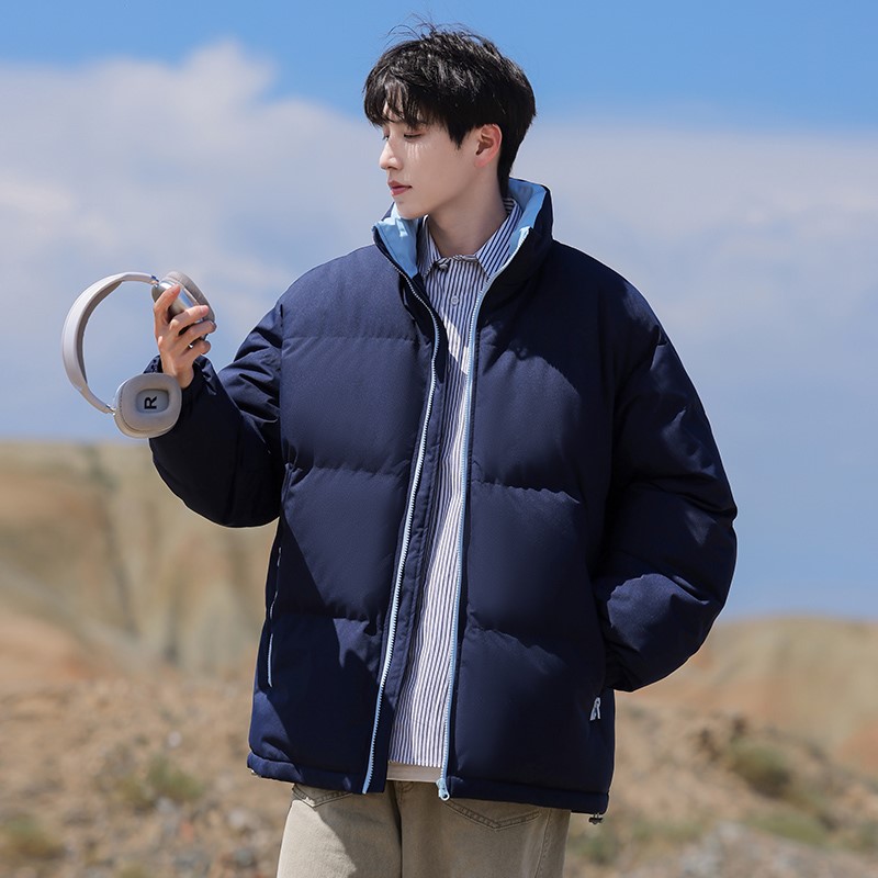 1404-2-99910-p55--2025休闲宽松平铺青少年百搭夹克棉衣，男装夹克，星座1404-2