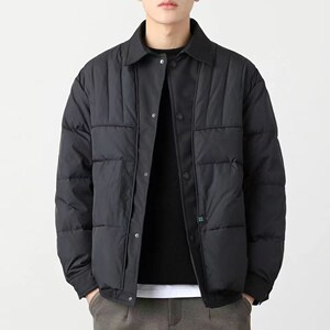 1404-2-D839—P189 高品质印花90绒羽绒服潮流时尚简约休闲百搭1图片