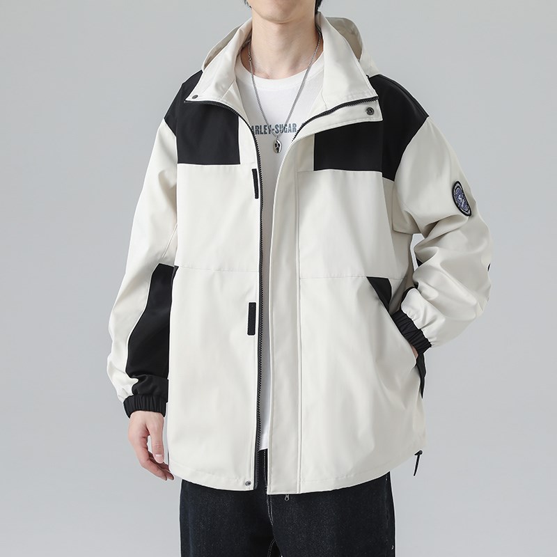 1404-1-9336-p85高品质中冲锋衣时尚简外套无影墙休闲百搭，男装夹克，星座1404-2