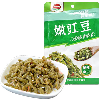 嫩豇豆金菜地安徽马鞍山酱辣小菜