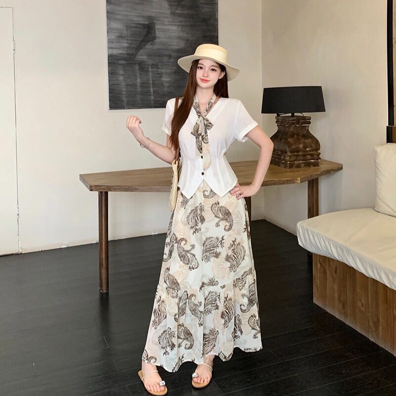 2026夏装新款胖mm大码女法大码套装