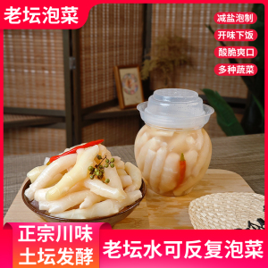 菜不菜什锦泡菜活母水跳水泡菜