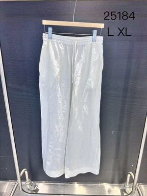 小辫子25184定制面料宽松大版休闲裤