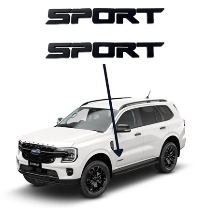 2026款福特撼路者字母贴标车门侧标SPORT 改装Ford Everest运动版