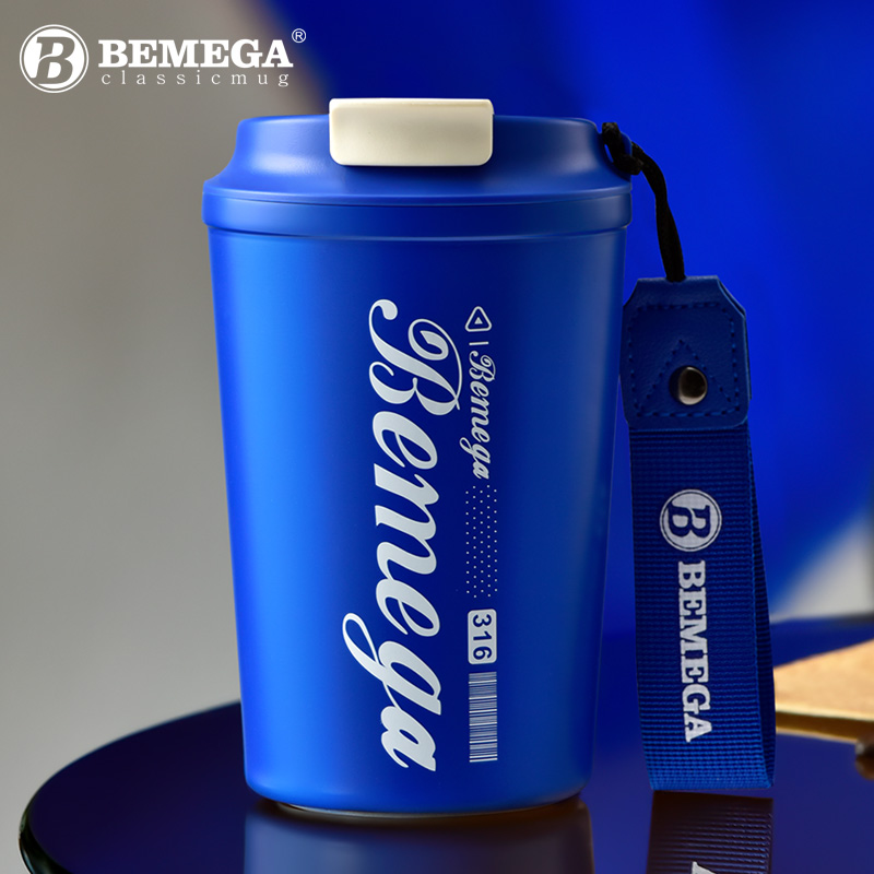 英国Bemega克莱因蓝保温杯咖啡杯