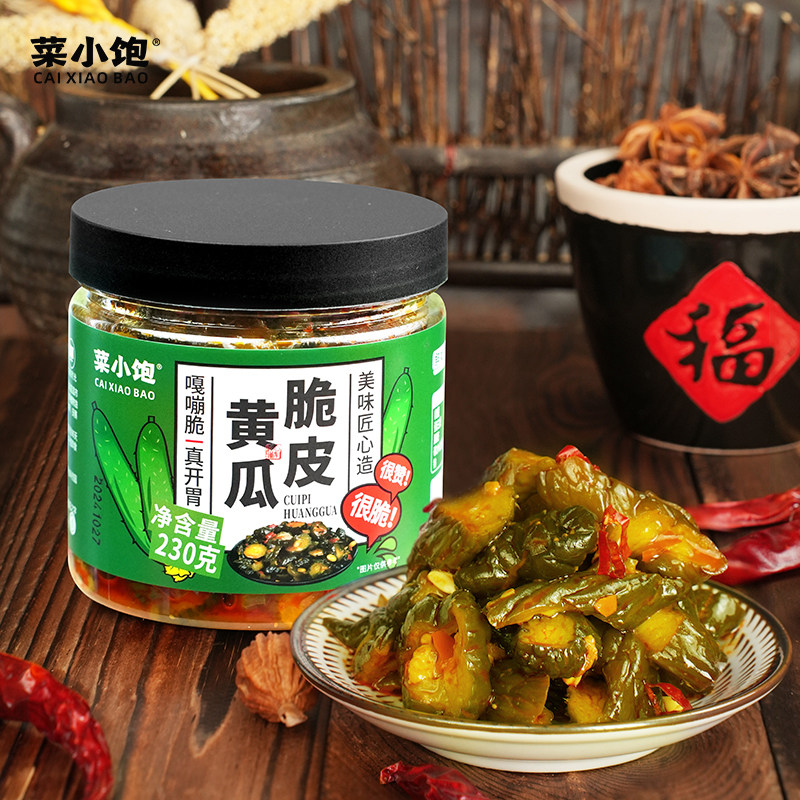 菜小饱脆皮黄瓜230g瓶装图片
