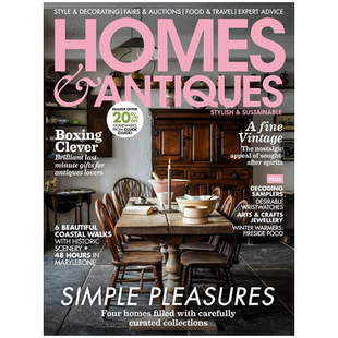 【单期任选】Homes&Antiques 家居古董 2026/2025年月刊 英国家居软装古玩配饰英语原版期刊国外杂志