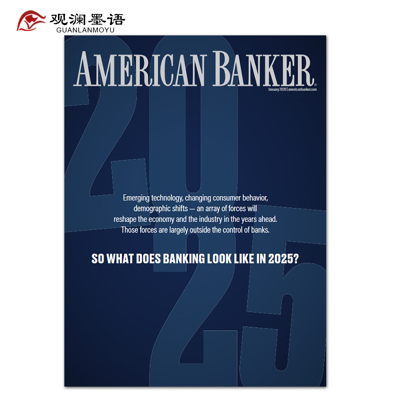 【单期可选】American Banker 2019/20年 美国银行家 商业财经英文英语期刊杂志