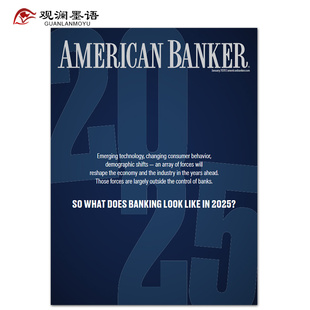 Banker American 2019 20年 商业财经英文英语期刊杂志 美国银行家 单期可选