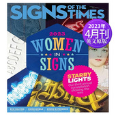 Signs the 标识杂志 23年月刊美国标识广告设计杂志 2022 单期可选
