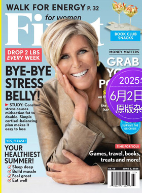 【单期可选】First for Women  妇女天地 2025/24/23年7/8/10/12月刊 美国生活类英语英文期刊国外杂志