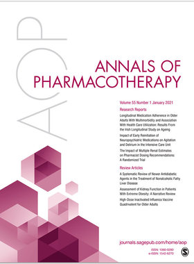 【单期可选】Annals of Pharmacotherapy Vol.55.1 美国药物治疗  2021年1月刊