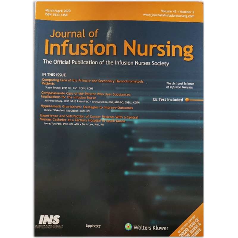 【单期可选】Journal of Infusion Nursing 浸剂疗法护理杂志 2020年3.4月合刊