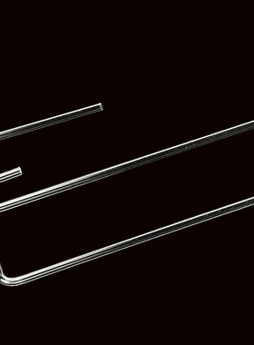 气泵、CO2通用亚克力气管U型管 直角L型弯管弯管 长20cm 10cm