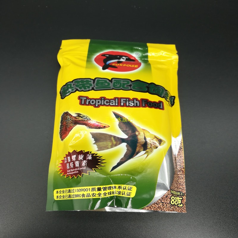 小型热带鱼红绿灯锦鲤天然饲料