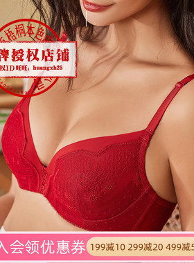 梧桐本色听语22104高端刺绣性感文胸大显小美背超薄内衣 专柜同款