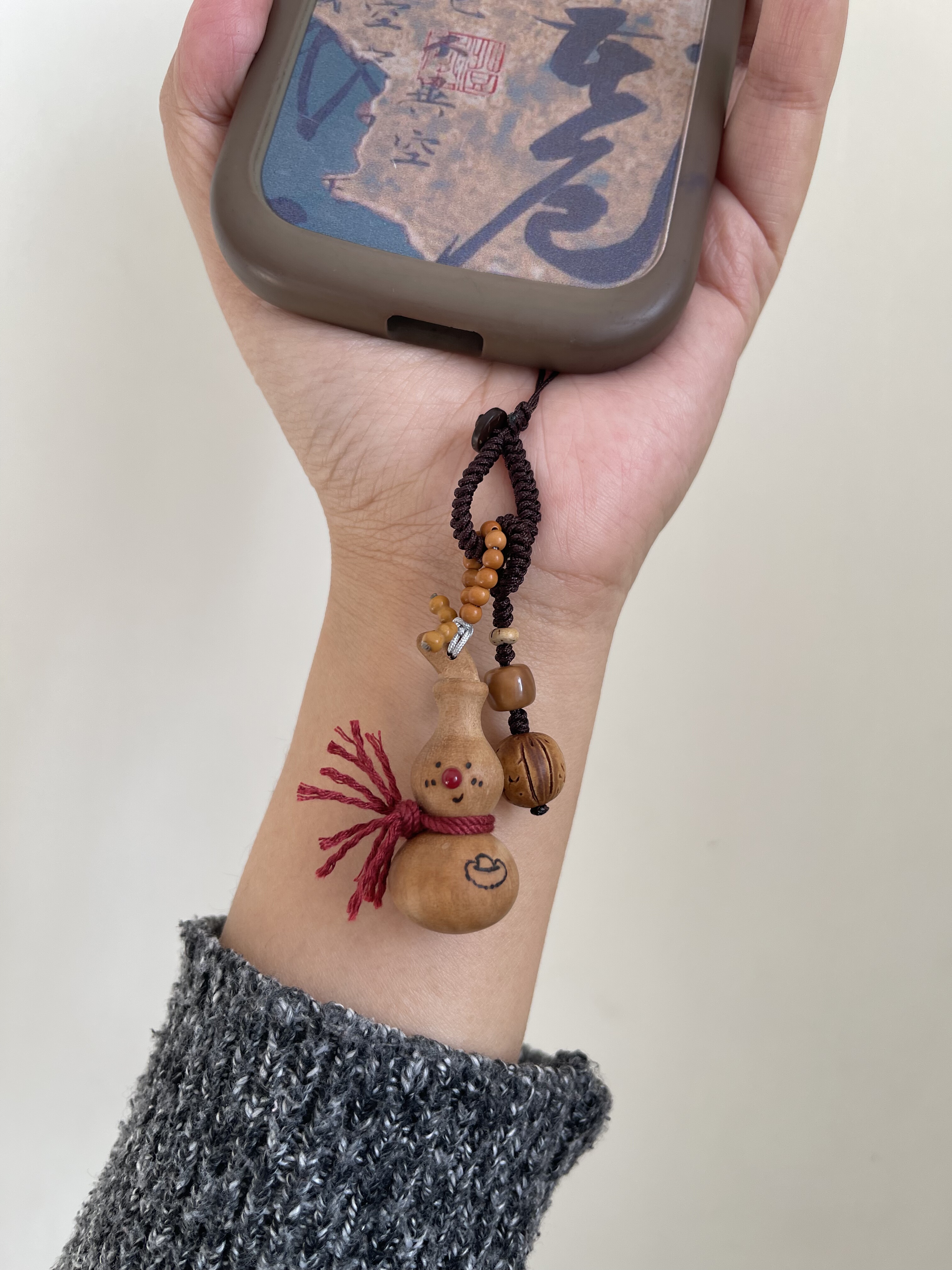 天然桃核桃木葫芦手机链吊坠本命年护身符平安挂饰男女压惊钥匙扣,节庆用品/礼品,钥匙扣,淘宝优惠券,粉丝福利购,淘宝优惠卷