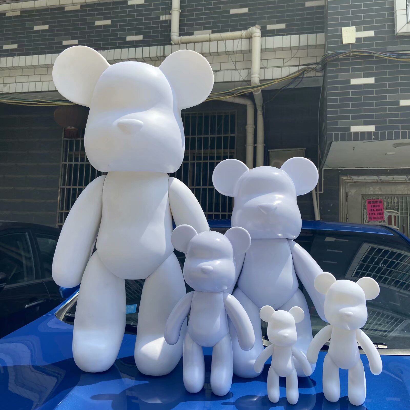 厘米玩偶摆件礼物粉色暴力熊公仔