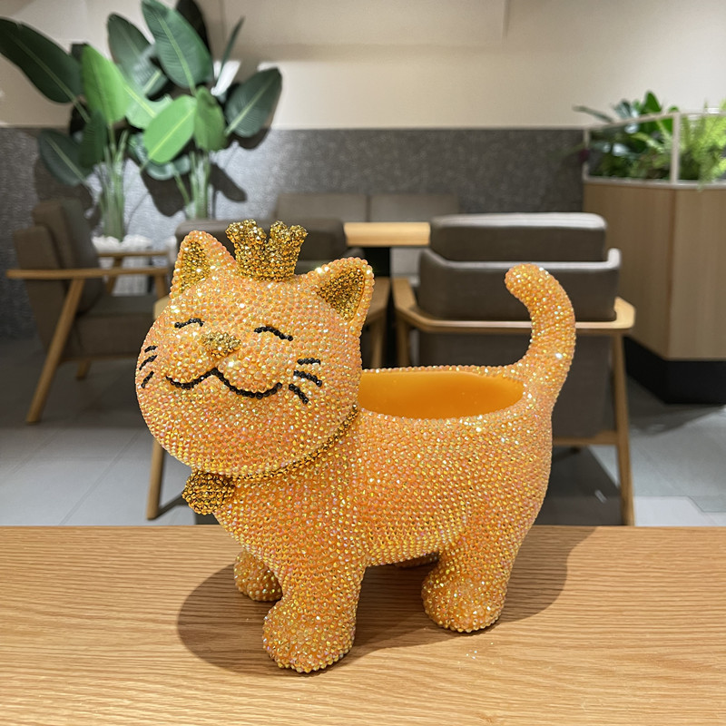 diy招财猫玄关进门入户礼物