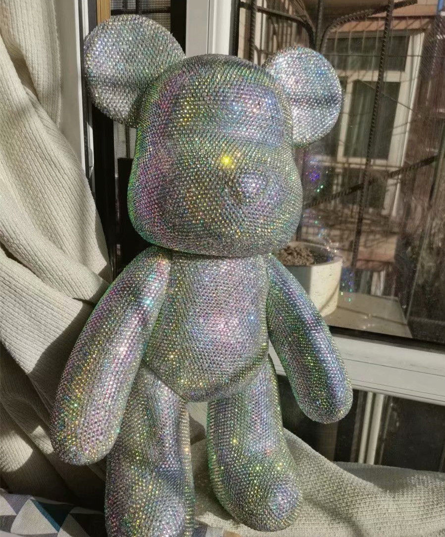DIY手工贴钻熊53厘米爆款粘钻暴力熊点钻熊玩偶摆件礼品满钻礼物,模玩/动漫/周边/娃圈三坑/桌游,动漫水杯/居家/百货,淘宝优惠券,粉丝福利购,淘宝优惠卷